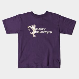 Mummy Scary and Spooky Happy Halloween Funny Graphic Kids T-Shirt